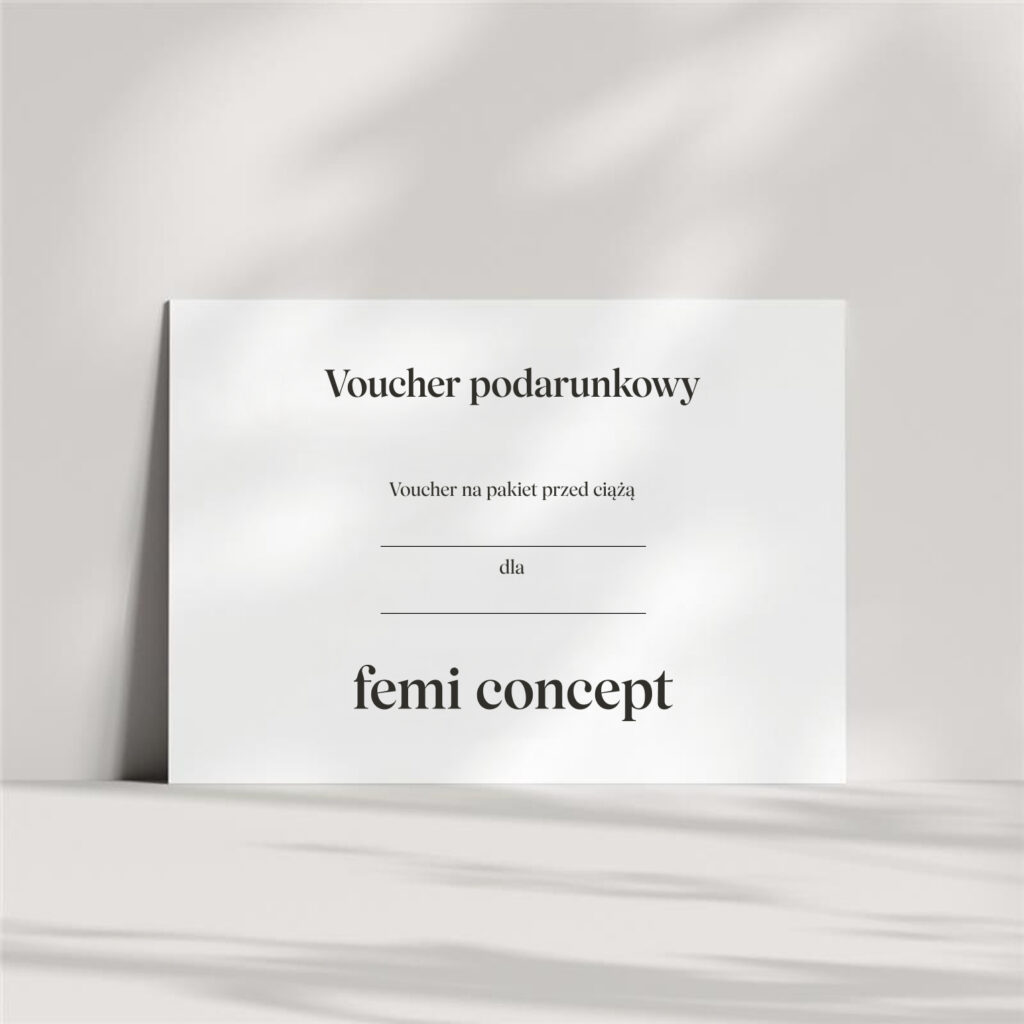 Voucher na&nbsp;pakiet usług „Przygotuj się do&nbsp;ciąży”