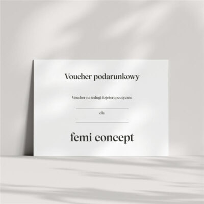 Voucher na usługi fizjoterapeutyczne